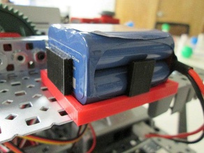vex robotics 2000 mah de la batería titular 3d print model - Mito3D