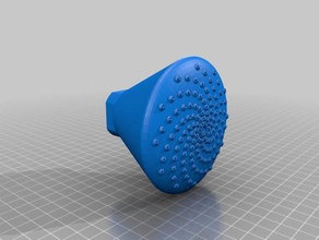 testa di doccia livello 8 bagno personalizzato 3d print model - Mito3D