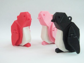 pinguim chaveiros 3d print model - Mito3D