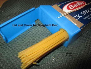 espaguetis a la caja de tapa del extremo cocina comedor 3d print model - Mito3D