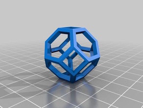konvexe Polyeder math Kunst angepasst 3d print model - Mito3D