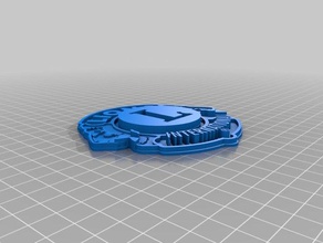 leo logotipo 3d impressão 3d print model - Mito3D