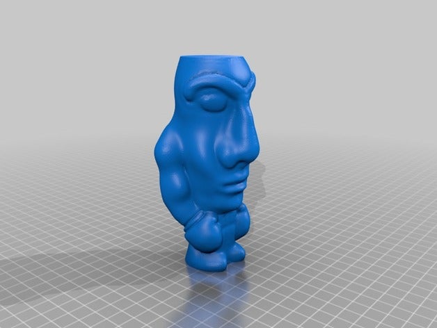 boxy people 3D print model - Mito3D