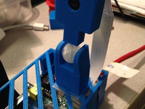 raspberry pi camera case mount 3d print model - Mito3D