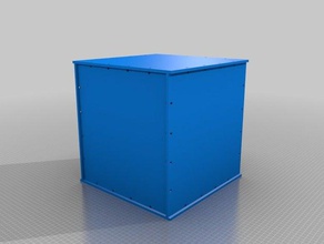 paramétrique cartonnier de l'électronique personnalisé 3d print model - Mito3D