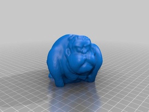 sumo scan art makerbotdigitizer 3d print model - Mito3D
