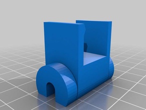 my customized captive customizeable cable holder computer 3d print model - Mito3D