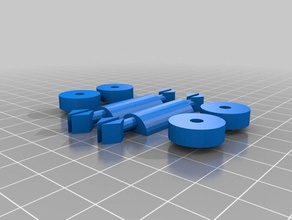 mini skateboard truck wheels 3d printing 3d print model - Mito3D