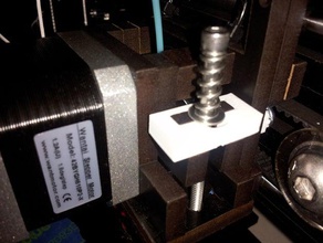 qu-bd extruder spring plate 3d printer parts oneup twoup 3d print model - Mito3D