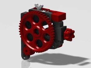h3 extrusora ultimaker 3d de la impresora extrusoras hextruder reprap un mecanismo resorte supportless 3d print model - Mito3D