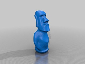 gruñón moai esculturas 3d print model - Mito3D