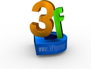 3df logo des signes les logos blender 3d print model - Mito3D