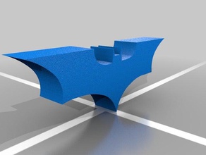 batman estatuilla arte 3d print model - Mito3D