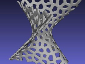 voronoi test surface 1 math art 3d print model - Mito3D