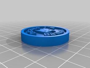 porque im batman las monedas insignias personalizado 3d print model - Mito3D