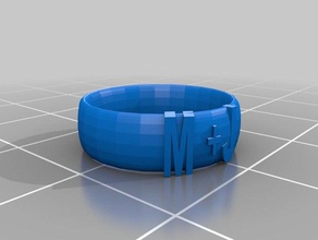 broader 16 mm ring m+j 3d printing 3d print model - Mito3D