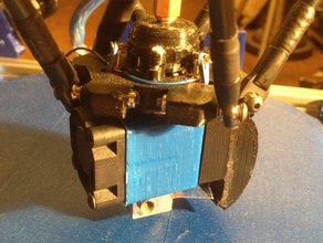 probeless auto level hotend mount e3d kossel deltabot printer parts 3d print model - Mito3D