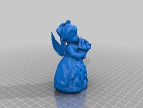 ange 2 art makerbotdigitizer scan 3d print model - Mito3D