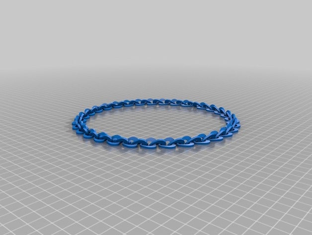heart chain bracelet 3 jewelry customized 3D print model - Mito3D