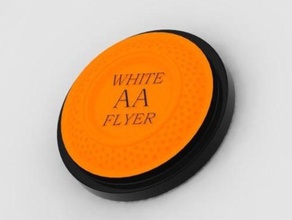 beyaz flyer hedef 3d baskı bölüm oyuncak 3d print model - Mito3D