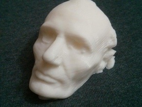 lincoln 1860 people abraham life mask 3d print model - Mito3D