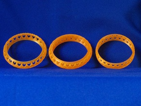3 1 pulseira pulseiras 3d print model - Mito3D