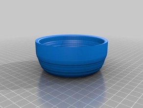 2 ciotole di zuppa uno stlone shapeways cucina pranzo su misura piatto piatti zuppiera 3d print model - Mito3D