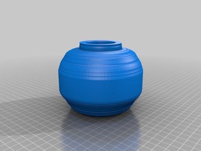 telstar vaso arredamento su misura vasi 3d print model - Mito3D