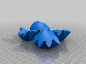 emmets three heart gears math 3d print model - Mito3D