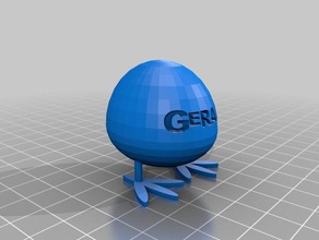gerald velociraptor ovo de galinha 3d impressão 3d print model - Mito3D