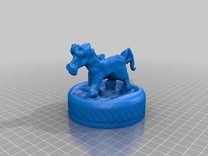 horsie ii art makerbotdigitizer scan 3d print model - Mito3D