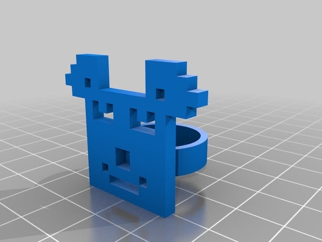 personalizado koala anel anéis 3D print model - Mito3D