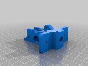 replacement wildbills pg35l extruder base 3d printer extruders reprap 3d print model - Mito3D