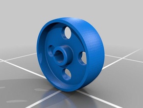pulley crowned parts belt drive shaft hub idler machine element simple machines wheel wheels 3d print model - Mito3D