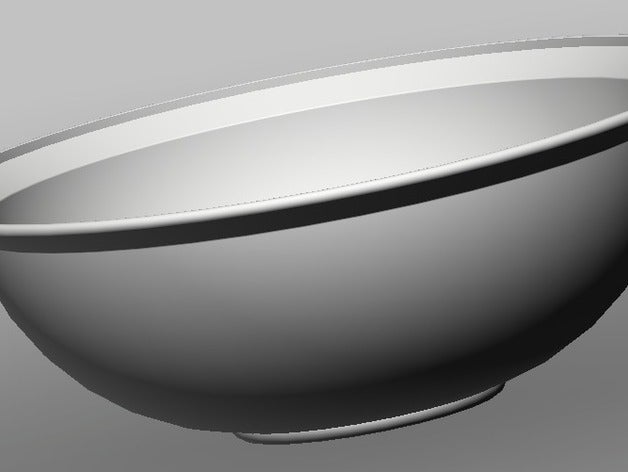bowl kitchen dining 3D print model - Mito3D