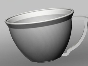 tasse à thé cuisine manger 3d print model - Mito3D