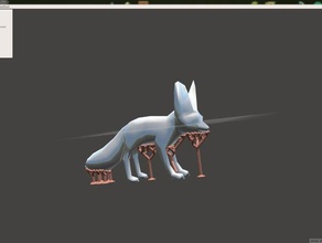 fennec fox keine Unterstützung benötigt Tiere canine meshmixer 3d print model - Mito3D