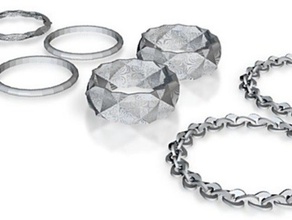 nest bracelets plastics file updatedall included bangle bangles jewelry 3d print model - Mito3D