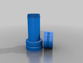 bioquímica garrafa 3d impressão aviso 3d print model - Mito3D