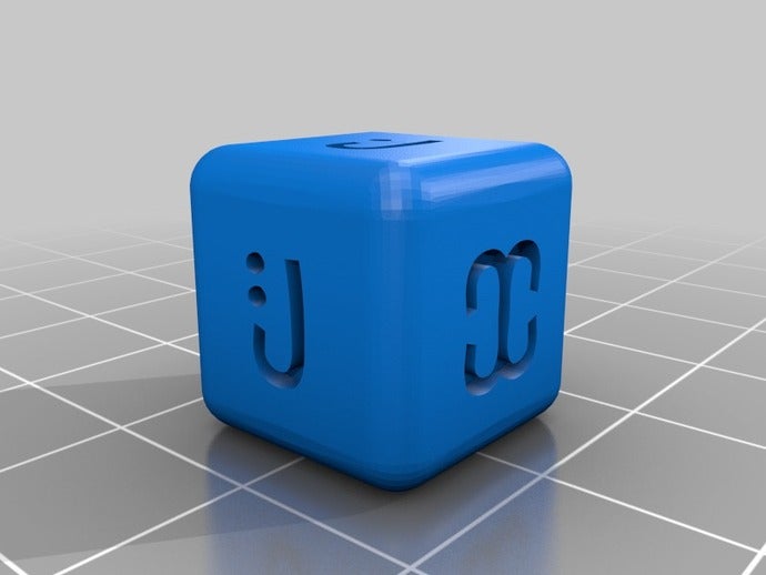 thorass d6 dice 3D print model - Mito3D
