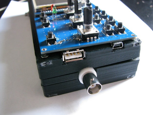 mchf transceiver enclosure electronics ham radio 3D print model - Mito3D