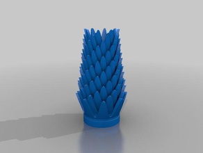 Blatt vase 3 andere 3d print model - Mito3D