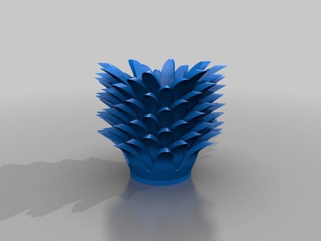 foglia vaso 5 altri 3D print model - Mito3D