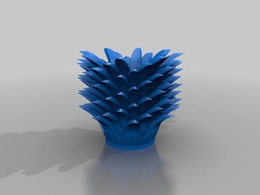 folha vaso 5 outros 3d print model - Mito3D