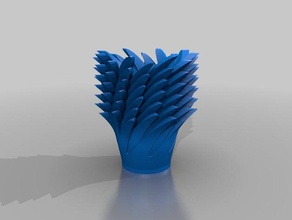 feuille vase 7 d'autres 3d print model - Mito3D