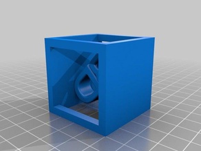 cubo con scritta 3d gadgets 3d print model - Mito3D