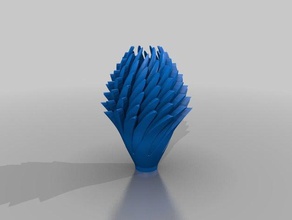 leaf vase 9 other 3d print model - Mito3D