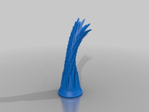 Blatt vase 11 andere 3d print model - Mito3D