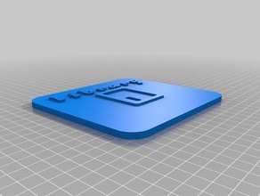 library sign signs logos customized 3d print model - Mito3D