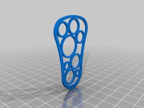 Ohrring Kreise Ohrringe 3d print model - Mito3D